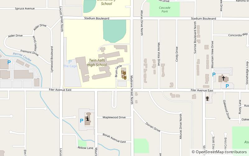 roper auditorium twin falls location map