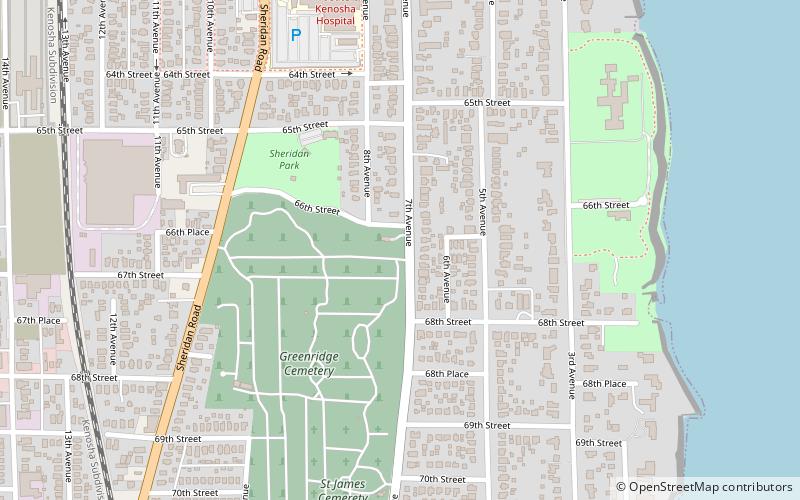 Green Ridge Cemetery location map