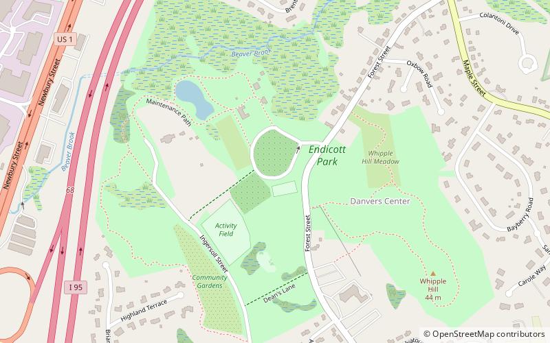 Endicott Park location map