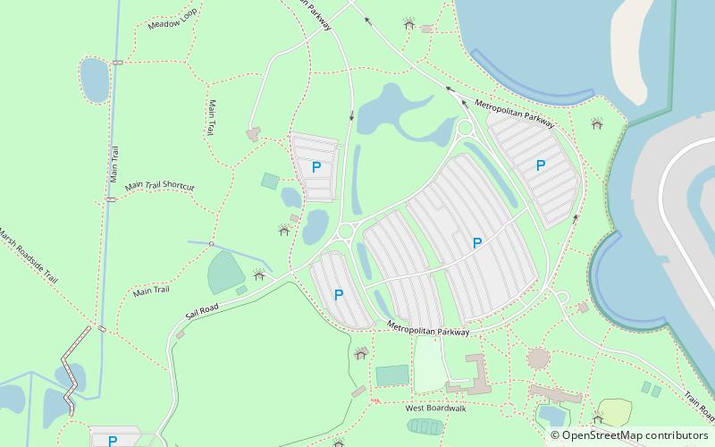 lake st clair metropark municipio de harrison location map