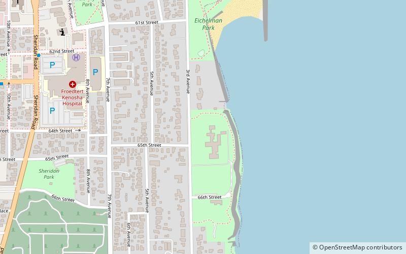 Third Avenue Historic District location map