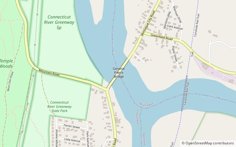 General Pierce Bridge location map