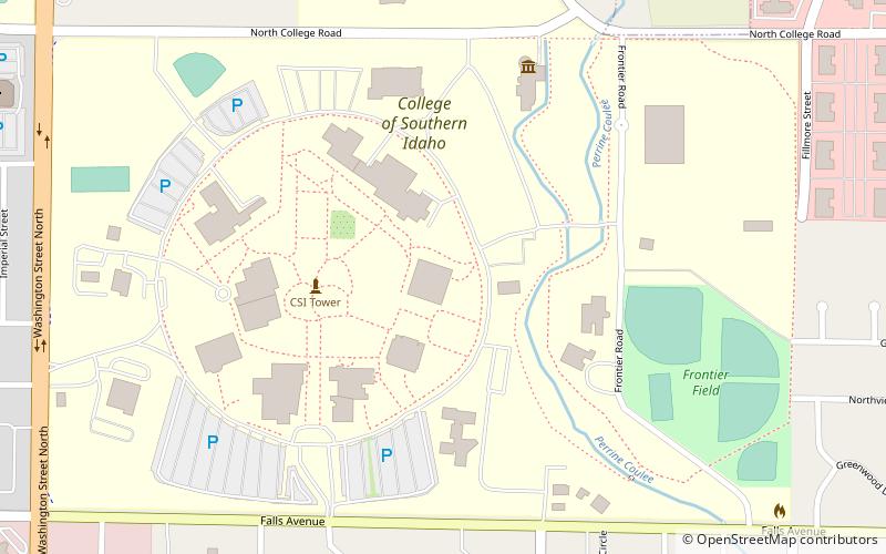 College of Southern Idaho location map