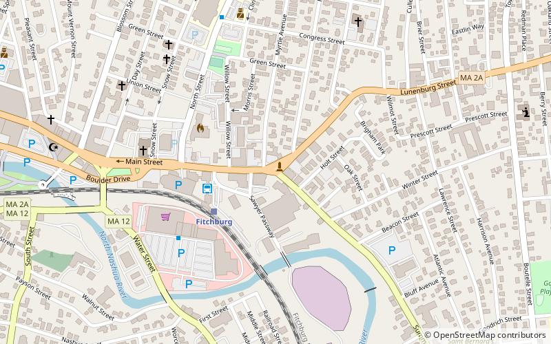 Moran Square Historic District location map