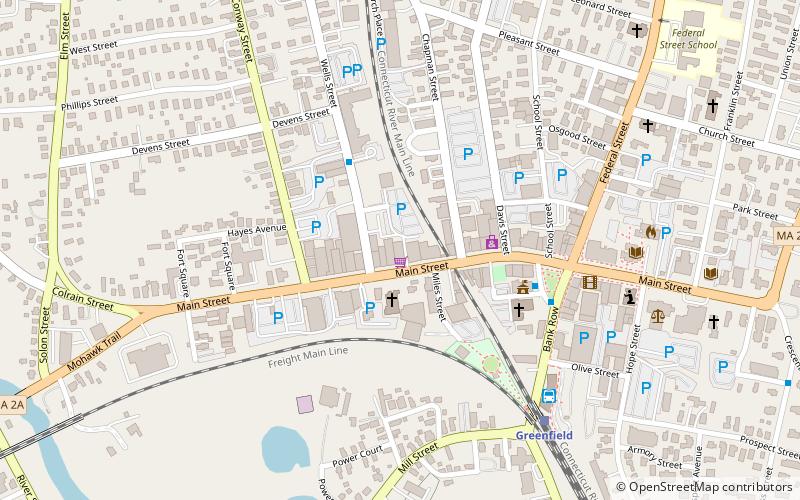 Benson's New Block and the Mohawk Chambers location map