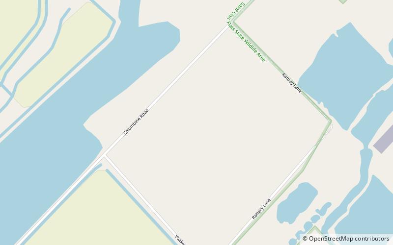 Harsens Island location map