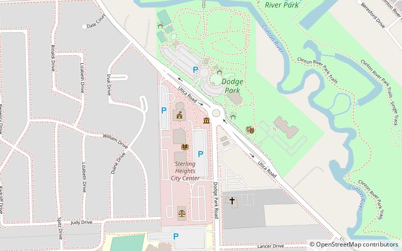 William Upton House location map