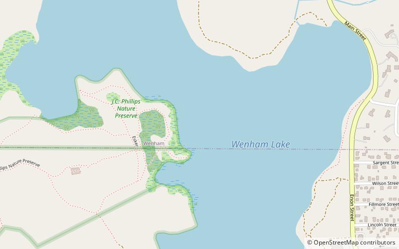 Wenham Lake location map