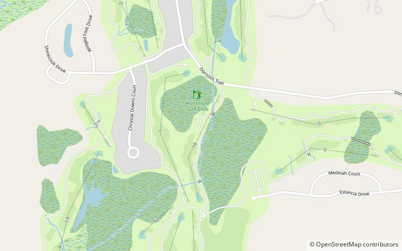 Huntmore Golf Club location map