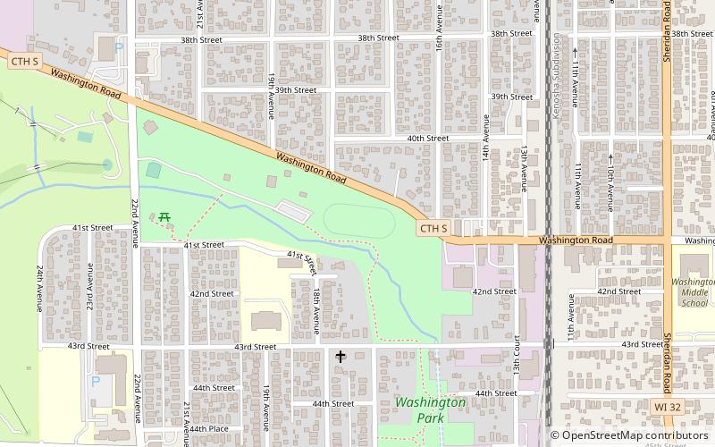 Washington Park Velodrome location map