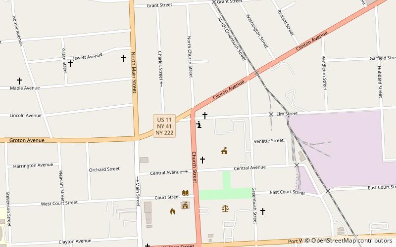 Unitarian Universalist Church location map