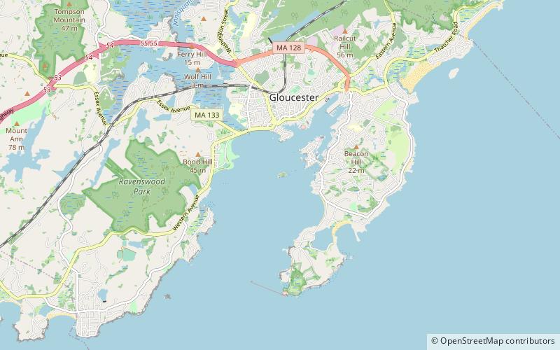 Phare de Ten Pound Island location map