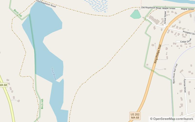 Lake Dennison Recreation Area location map