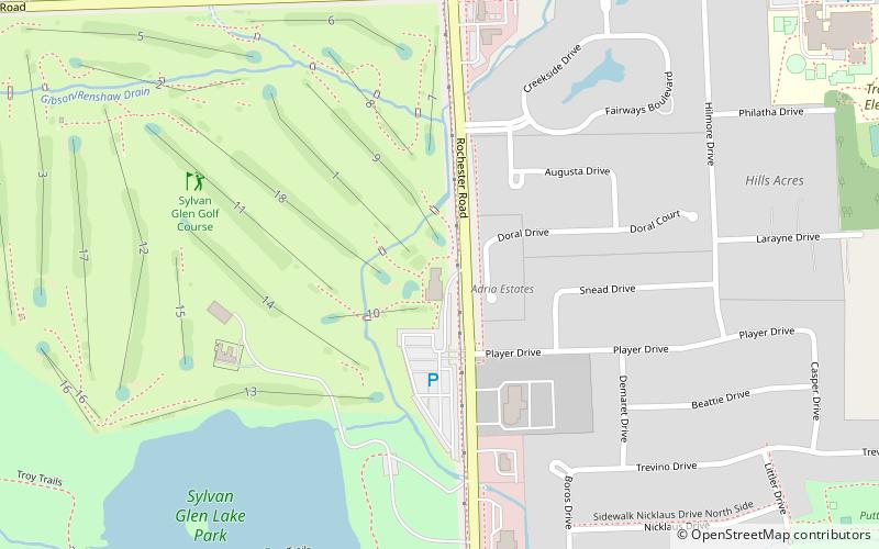 Sylvan Glen Golf Course location map