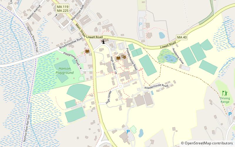 Lawrence Academy location map