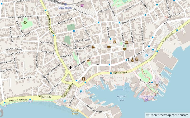 Gloucester Lyceum location map