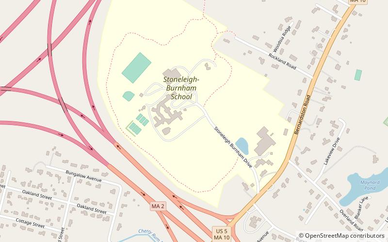 Stoneleigh-Burnham School location map