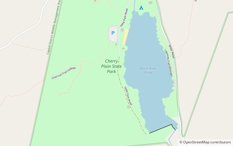 Cherry Plain State Park location map