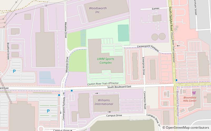 UWM Sports Complex location map