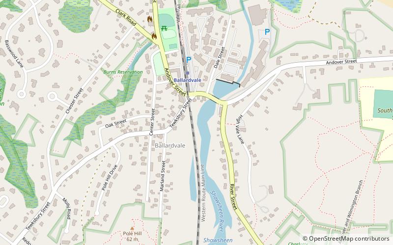 Ballardvale District location map