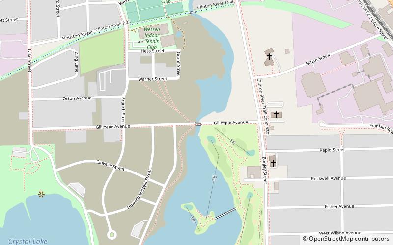 Gillespie Avenue location map