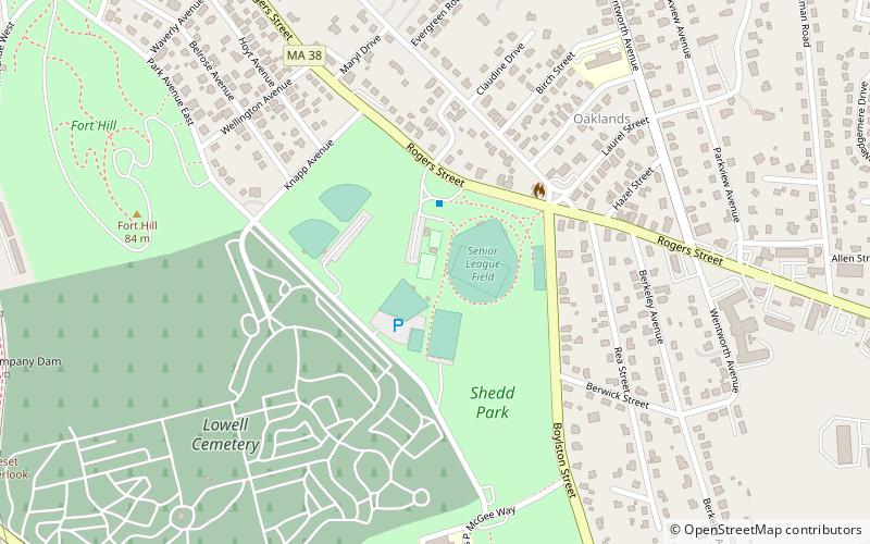 Shedd Park location map