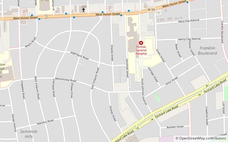 Casa del Rey Apartments location map
