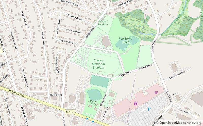 Cawley Memorial Stadium location map