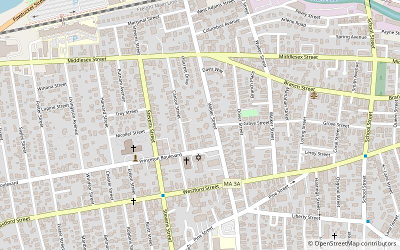Wilder Street Historic District location map