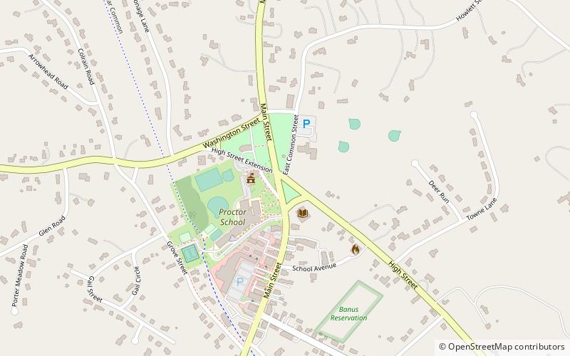 Topsfield location map