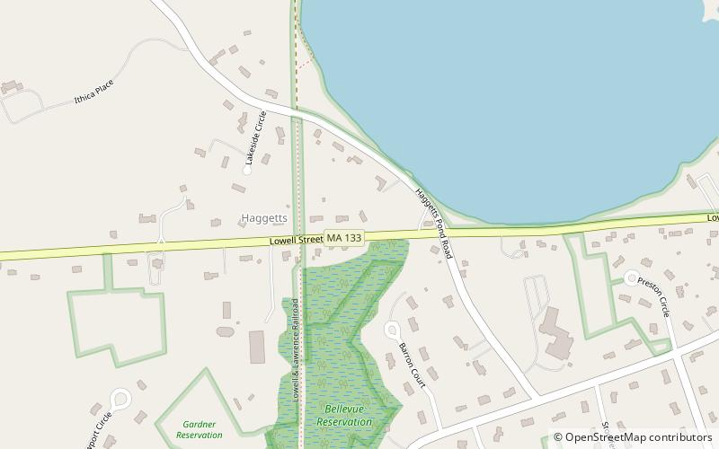 Haggetts Pond location map
