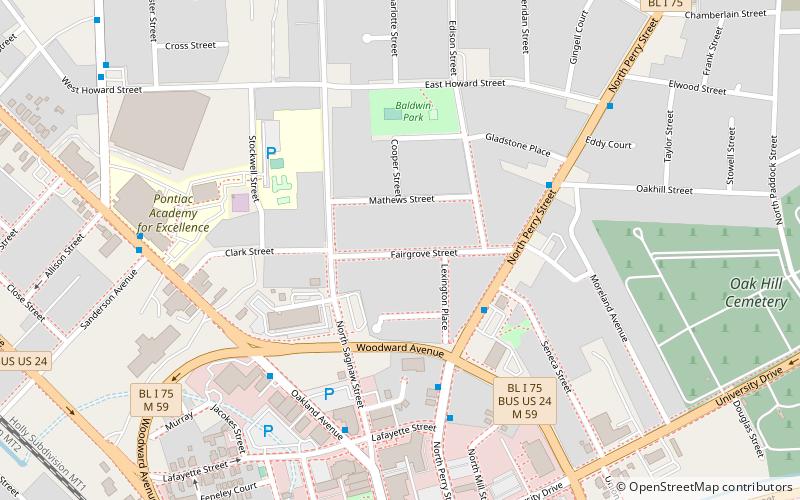 Fairgrove Avenue Historic District location map