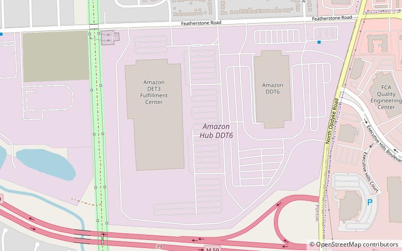 Pontiac Silverdome location map