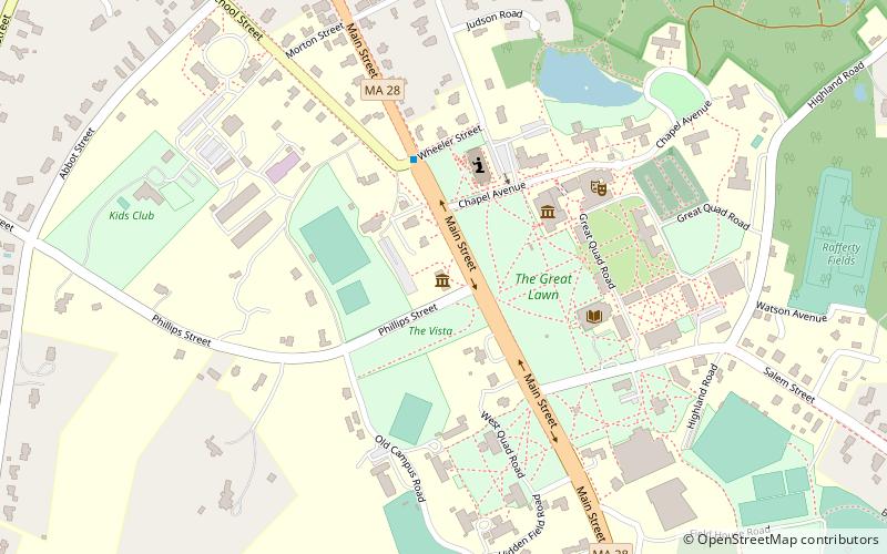 Robert S. Peabody Museum of Archaeology location map