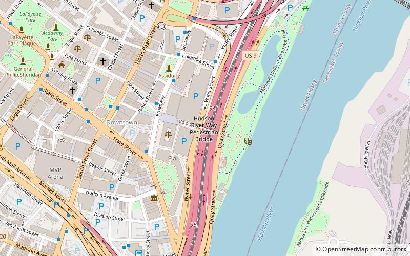 Hudson River Way location map