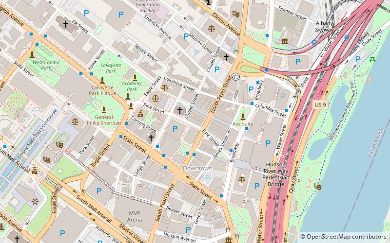 Young Men's Christian Association Building location map