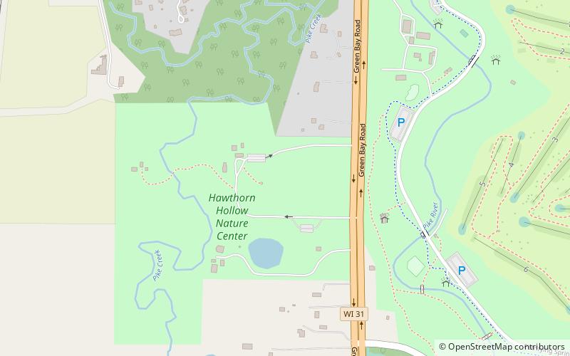 Hawthorn Hollow location map