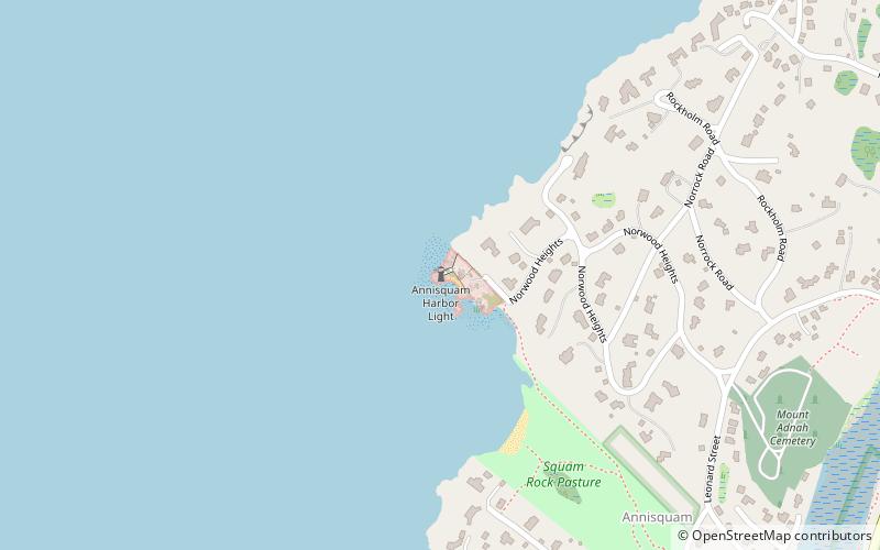 Phare d'Annisquam Harbor location map