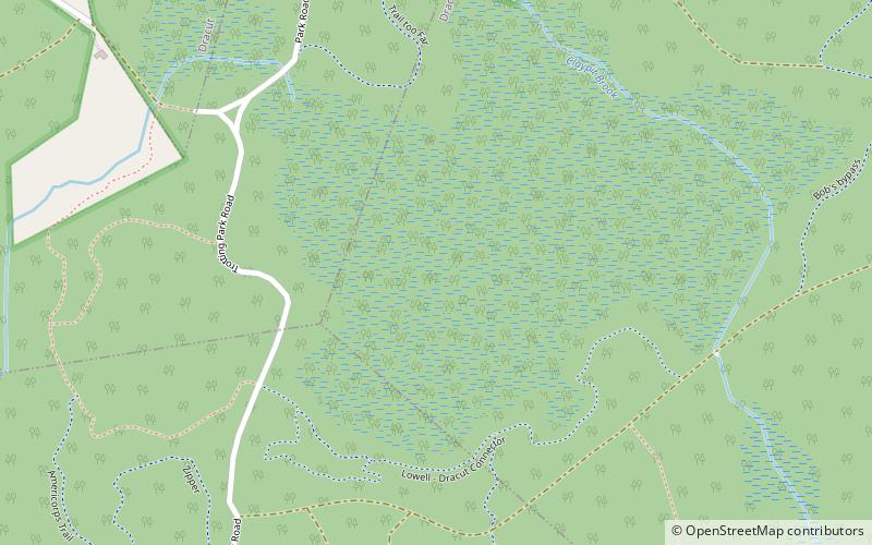 Lowell-Dracut-Tyngsboro State Forest location map