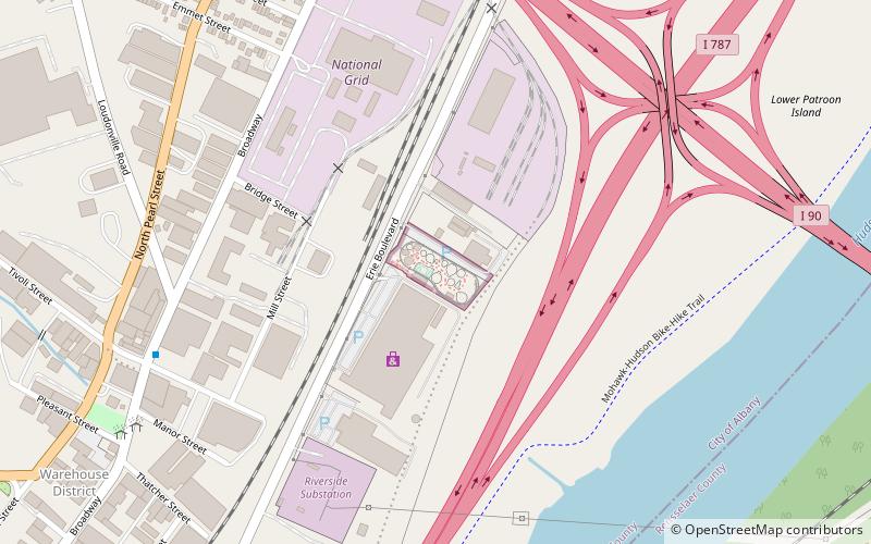 Huck Finn's Playland location map