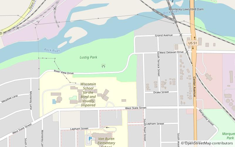Lustig Park location map
