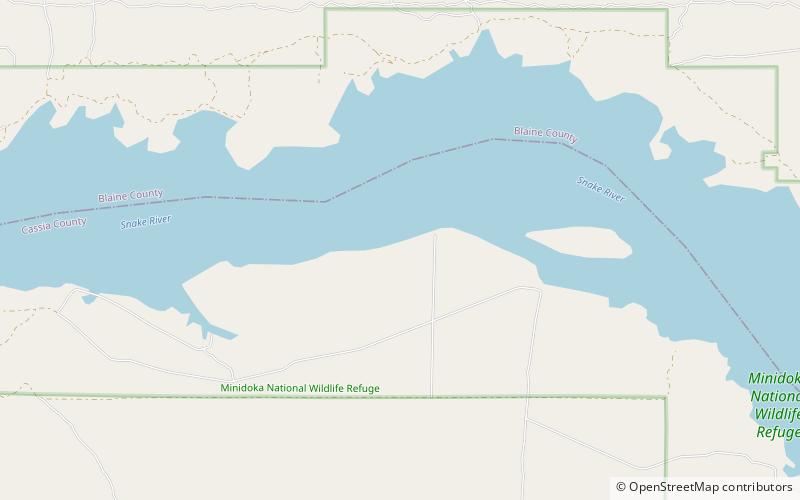 Lake Walcott location map
