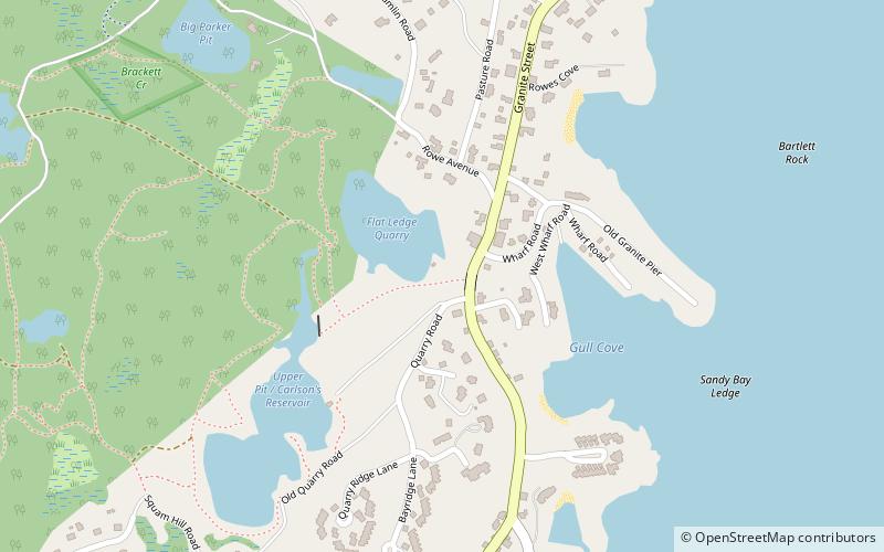 Granite Keystone Bridge location map