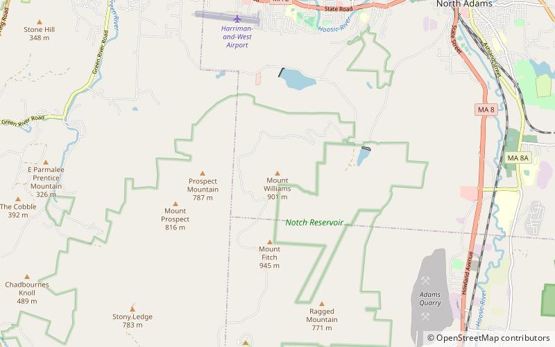 Mount Williams location map