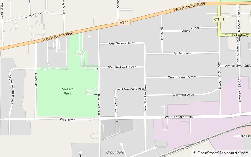 Edward Elderkin House location map