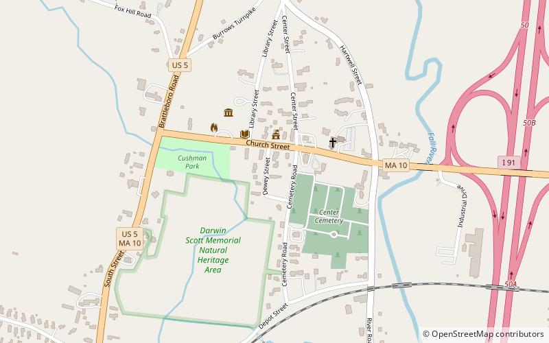 Bernardston location map