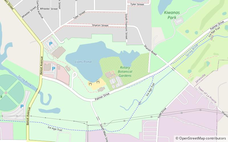 Rotary Botanical Gardens location map