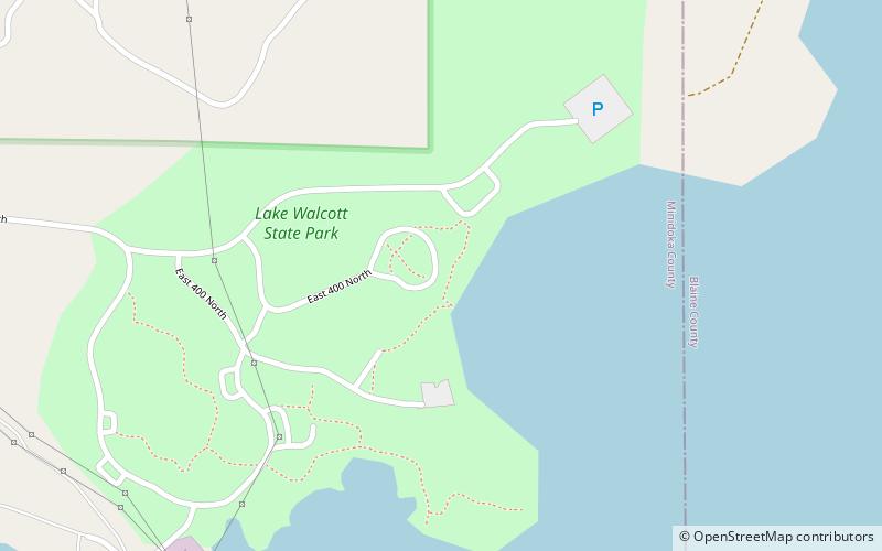 Lake Walcott State Park location map