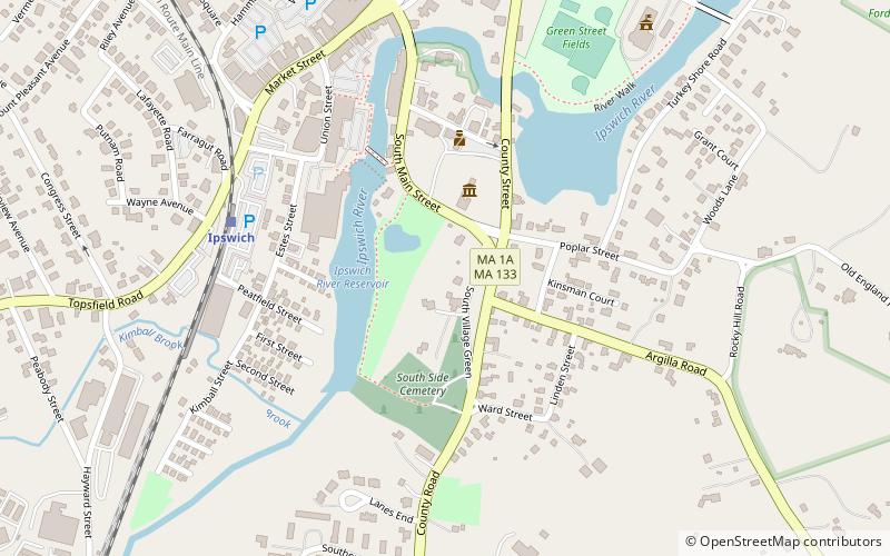 John Whipple House location map