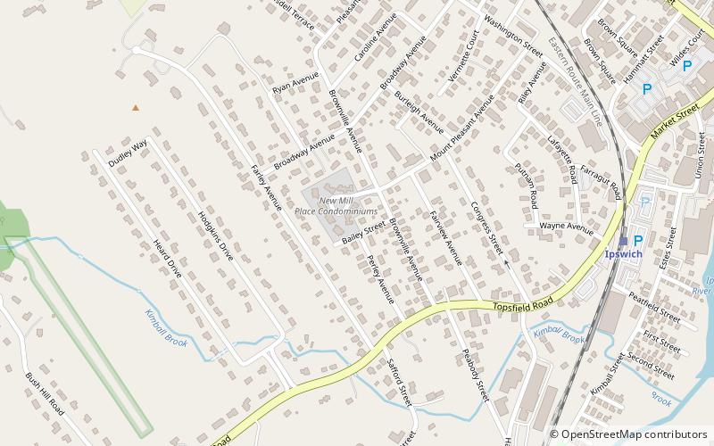 Brown Stocking Mill Historic District location map